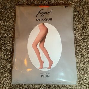 Fogal semi opaque pantyhose, 30 denier, style 138N, color orange, size: M